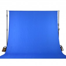 Background Kain Biru/ Blue Screen Chromakey 20x20 feet + Stand